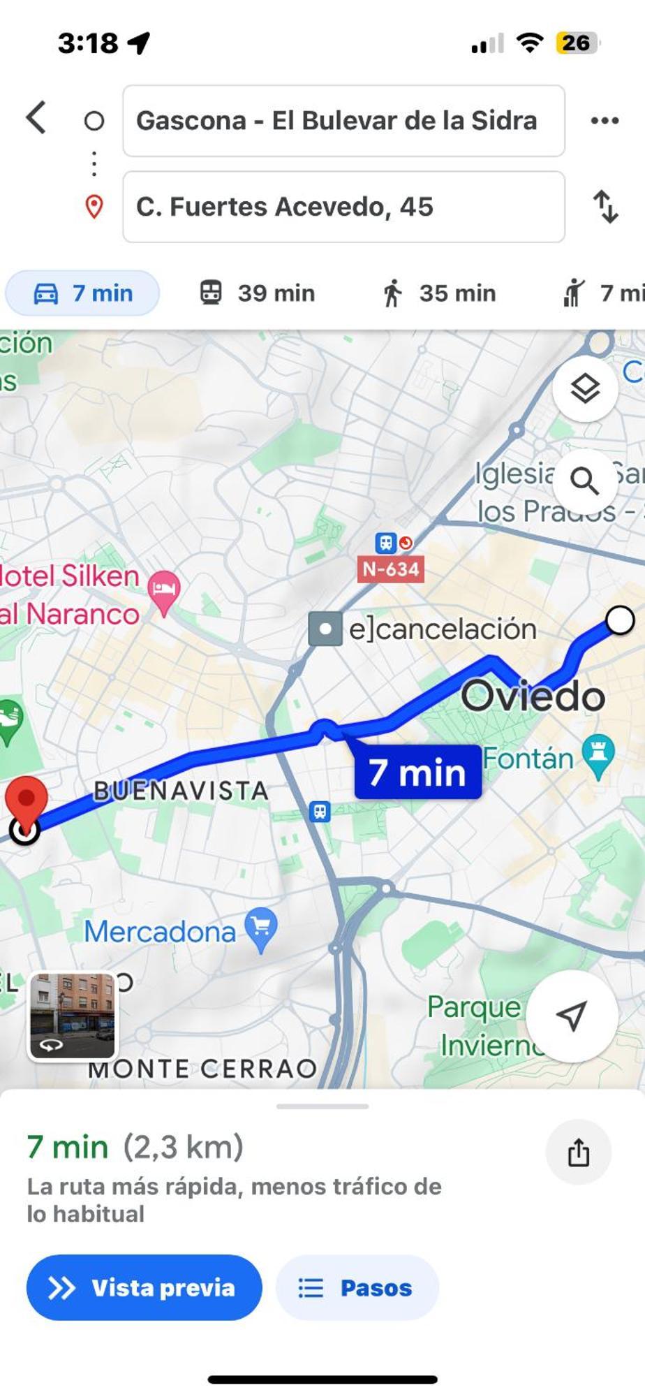 Apartamento Vistas Monte Naranco Con Parking 5euros Al Dia *